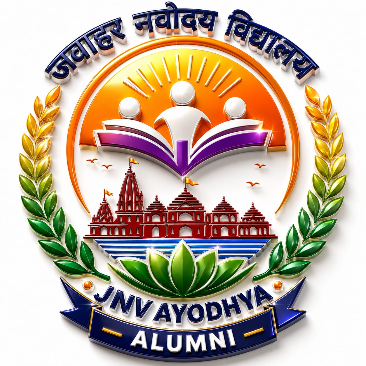JNV Ayodhya logo